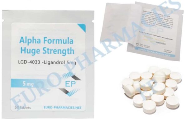 Hatalmas hatású (Ligandrol LGD4033) 5 mg-os tabletta 50 tabletta Euro Pharmacies EU