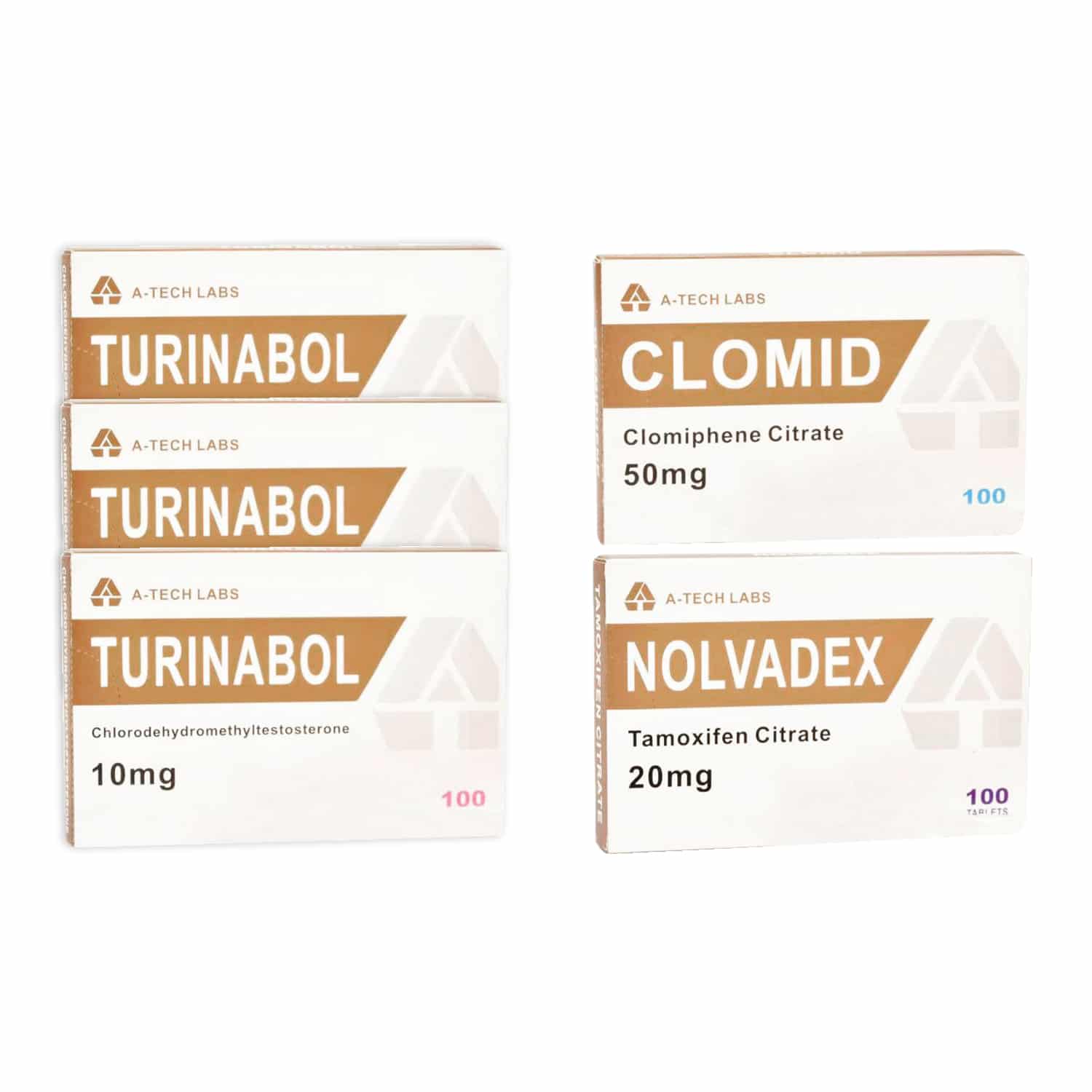 PACK LEAN MUSCLE II. SZINTŰ (SZÁJON ÁT ALKALMAZANDÓ) TURINABOL + VÉDELEM + PCT (8 HÉT) A Tech Labs