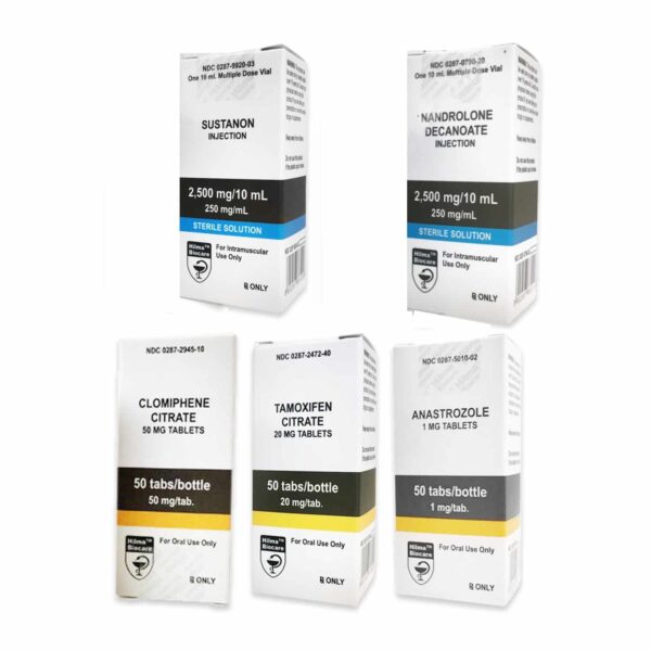 CSOMAG TÖMEG I. SZINT (INJEKCIÓ) SUSTANON 250 + DECA 250 + PCT (8 HÉT) Hilma