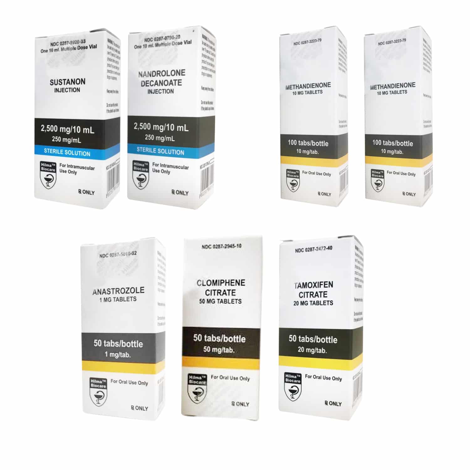 Tömegnövelő csomag (INJEKCIÓ) SUSTANON + DECA + DIANABOL (8 hét) Hilma