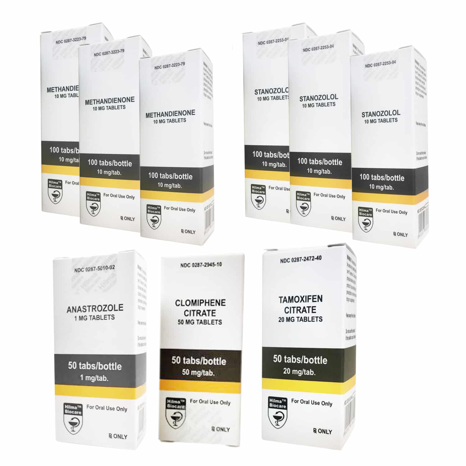 Izomtömeg növelő csomag: Szájon át szedhető szteroidok Dianabol + Winstrol (8 hét) Hilma