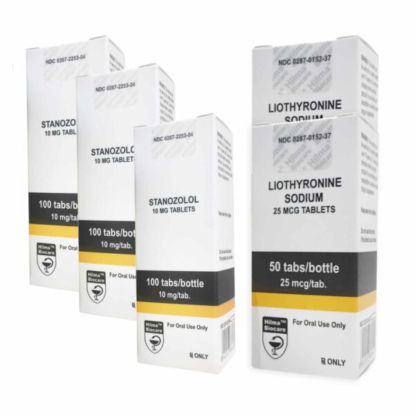 Hilma Stanozolol + T3 Cytomel orális szteroid szárazpakolás (8 hét)