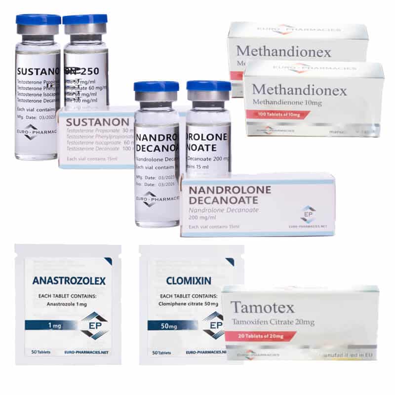 III. SZINTŰ (INJEKCIÓS) Tömegnövelő csomag: SUSTANON + DECA + DIANABOL (8 hét) Euro Pharmacies