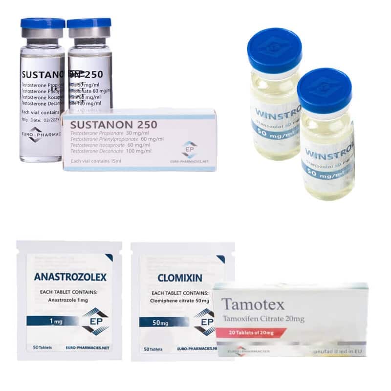 II. SZINTŰ Lean Mass Gain csomag (INJEKCIÓ) Sustanon + Stanozolol (8 hét) Euro Pharmacies