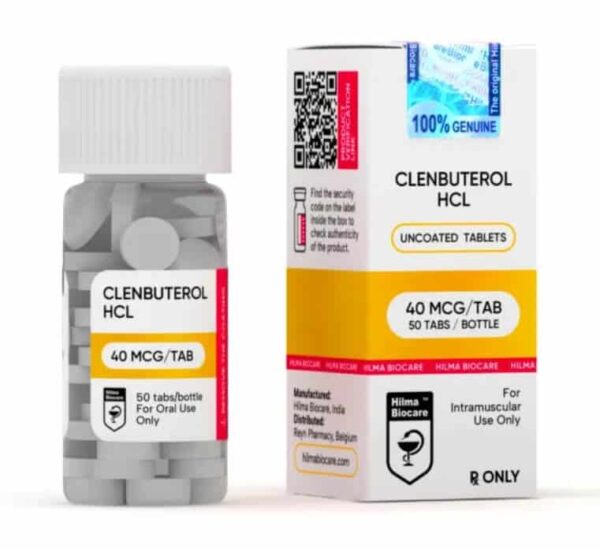 Clenbuterol 40mcg 50 tabletta Hilma