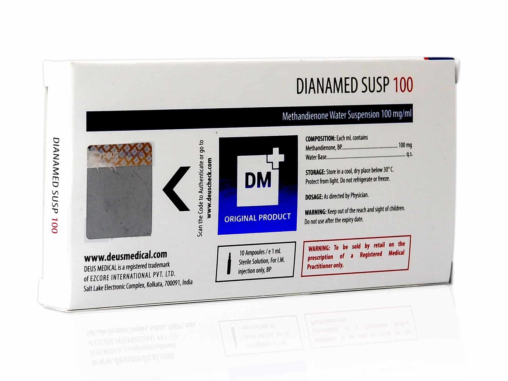 DEUSMEDICAL DIANAMED SUSP 100 HÁTSÓ