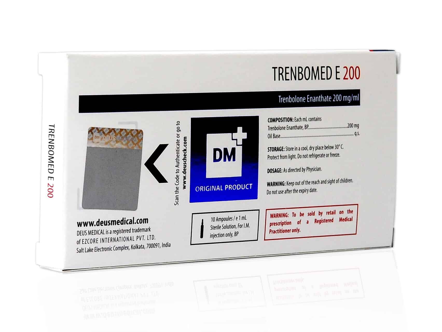 DEUSMEDICAL TRENBOMED E 200 VISSZA