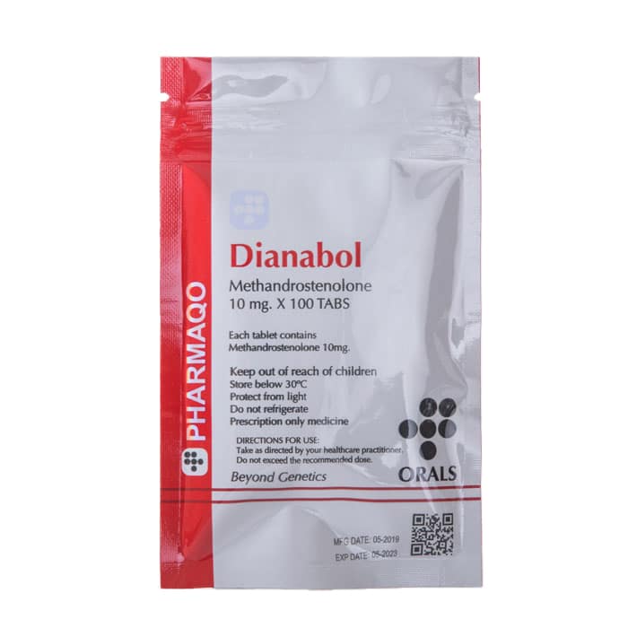 Dianabol 10mg x 100 Methandrostenolone 10mg tabletta 100 tabletta Pharmaqo Labs 40€