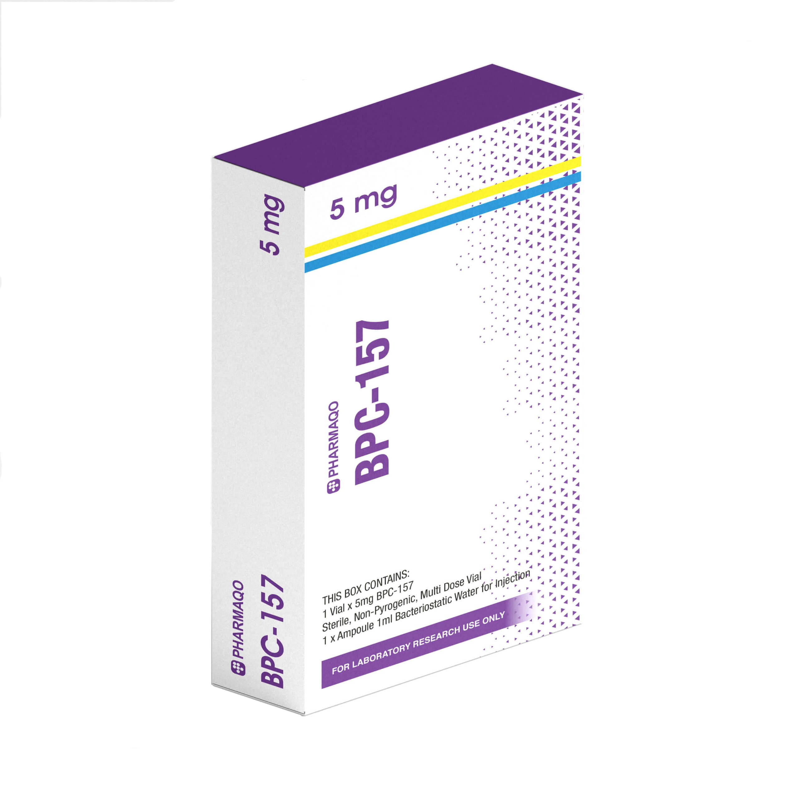 Peptid karton BPC Pharmaqo méretarányos