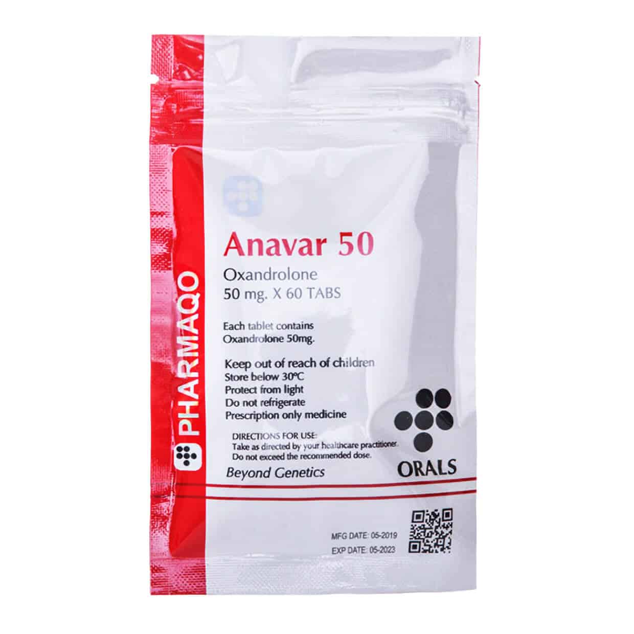 Anavar 50mg x 60 Oxandrolon 50mg tabletta 60 tabletta Pharmaqo Labs