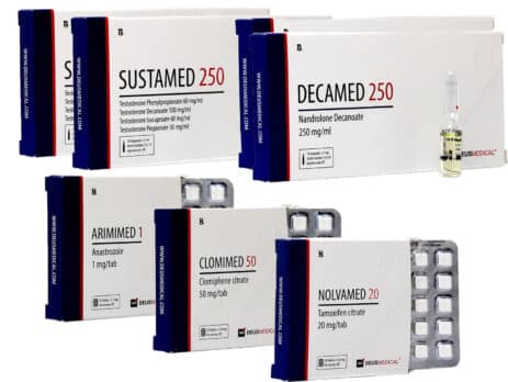 Tömegnövelő csomag II. SZINTŰ SUSTANON DECA PCT INJEKCIÓ 8 hét Deus Medical 463×348