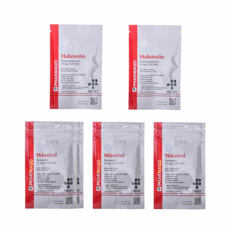 Halotestin Winstrol Endurance Pack orális szteroidok Pharmaqo Labs