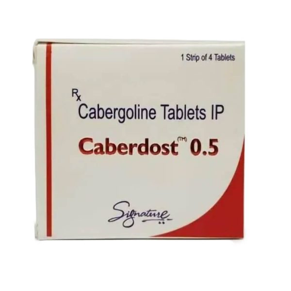 Kabergolin (Dostinex) 0,5 mg (4 tabletta) Aláírás