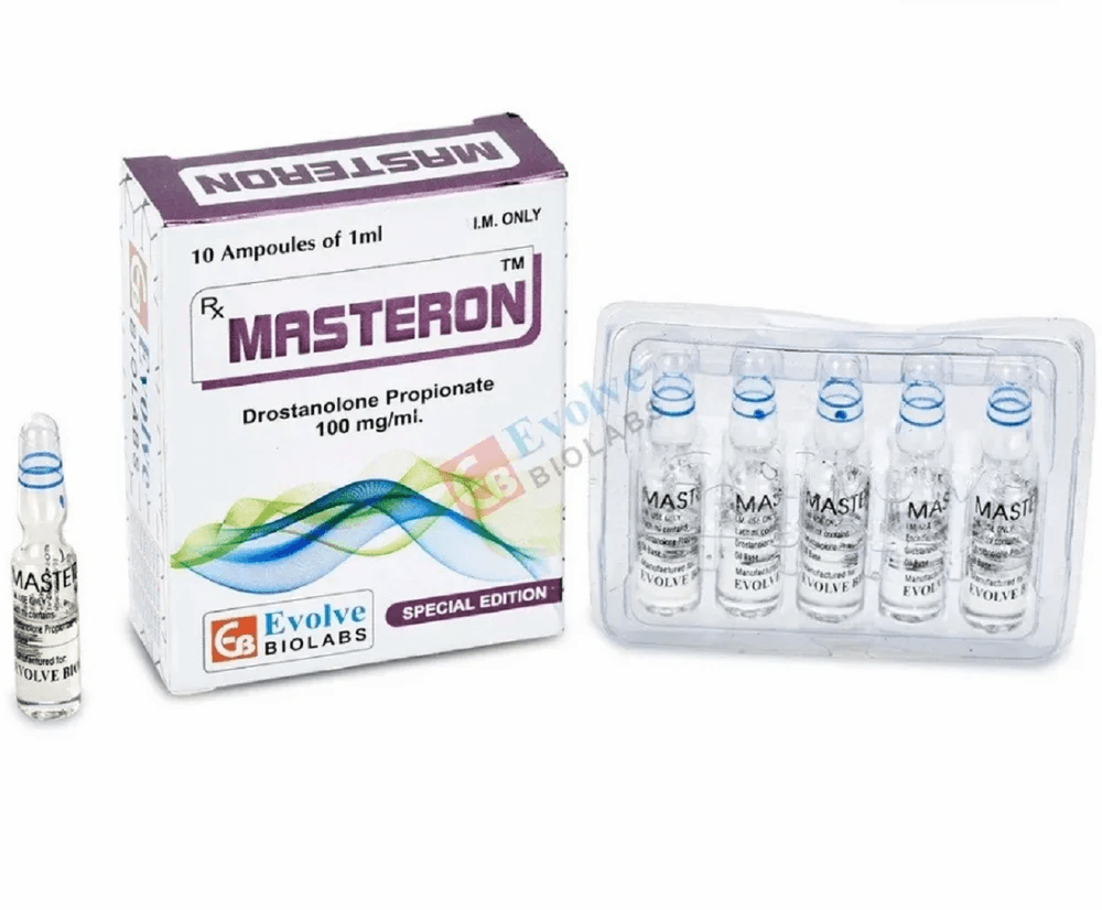 Masteron injekció. (Drostanolone propionát 100mg/ml) (10x1ml ampulla) - Evolve Biolabs