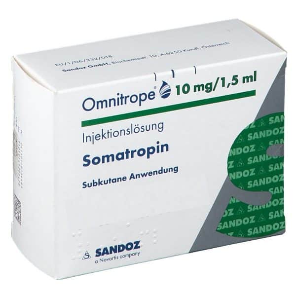 Szomatropin Omnitrope 30 NE 10 mg 1,5 ml Patr. Sandoz