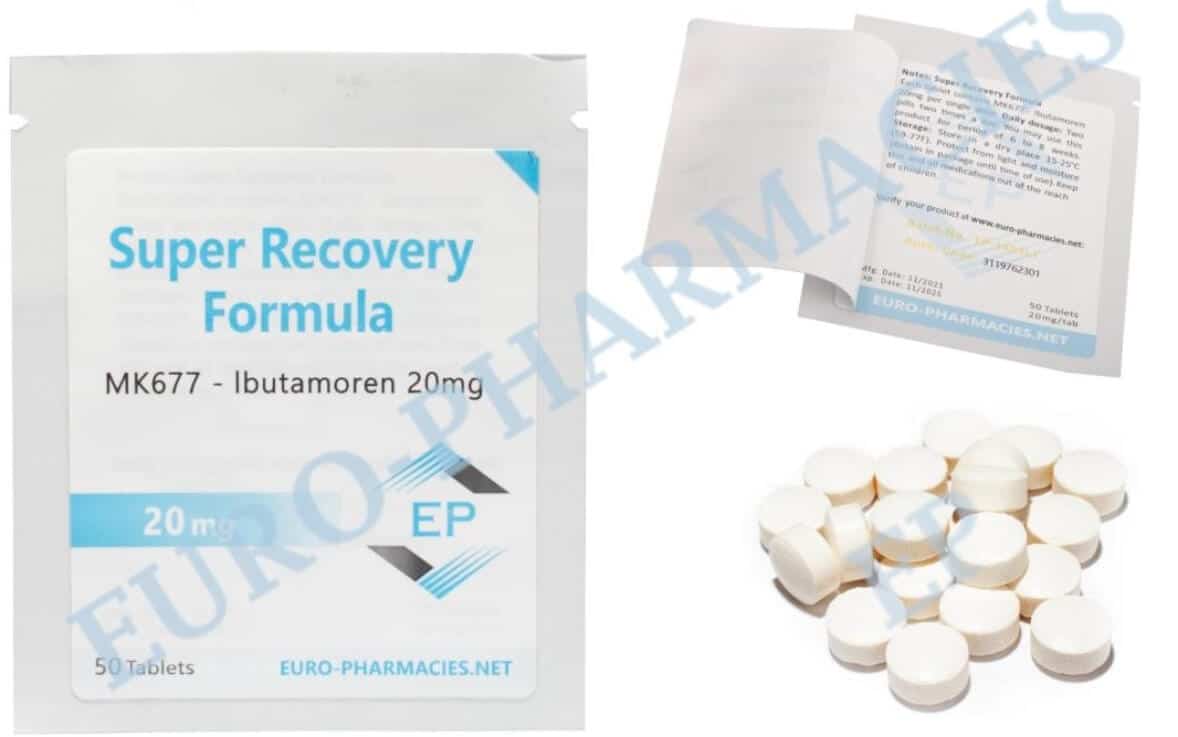 Super recovery (Ibutamoren MK677) 20 mg-os tabletta 50 tabletta Euro Pharmacies EU