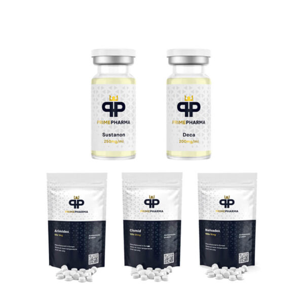I. SZINTŰ (INJEKCIÓ) Tömegnövelő csomag SUSTANON 250 + DECA DURABOLIN 250 (8 hét) PRIME PHARMA