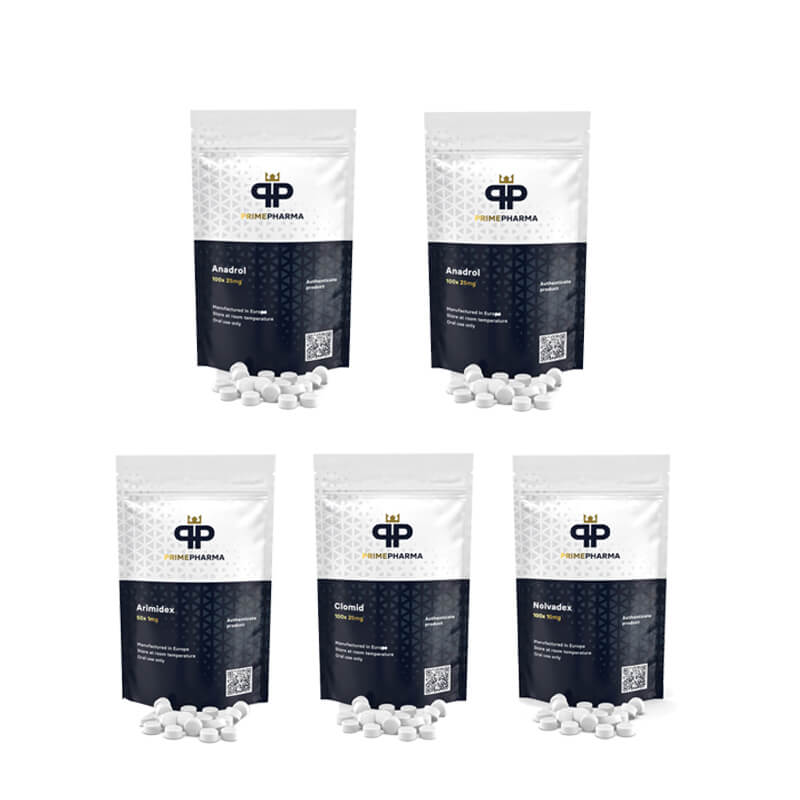 Tömegnövelő csomag: Anadrol Oxymetholon orális szteroid (4 hét) PRIME PHARMA