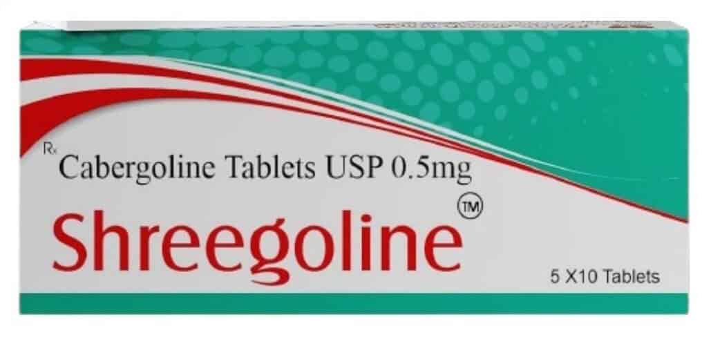 SHREEGOLINE - Kabergolin 0,5 mg (50 tabletta) - Shree Venkatesh