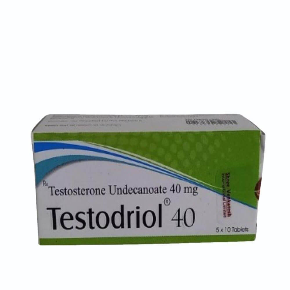 TESTODRIOL - Tesztoszteron-undekanoát 40 mg (50 tabletta) - Shree Venkatesh