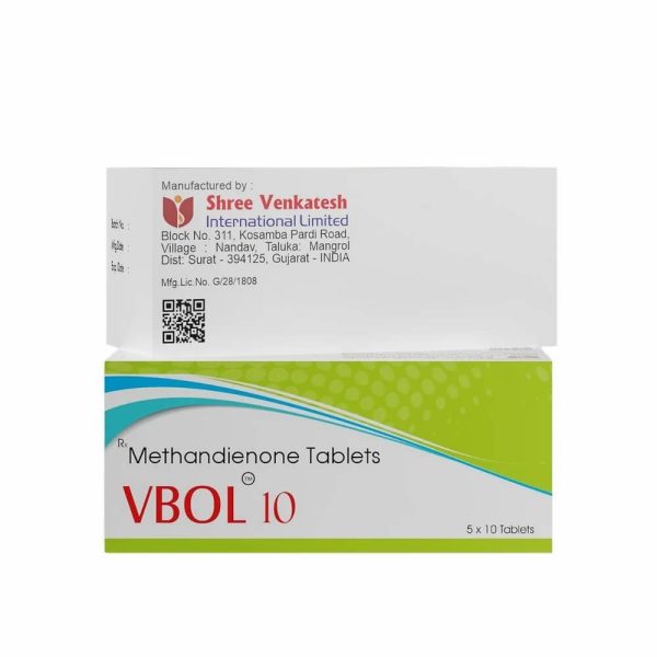 VBOL - Methandienone Dianabol 10 mg (50 tabletta) - Shree Venkatesh