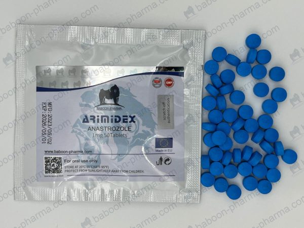 Baboon Pharma Szájon át szedhető tabletták Arimidex 1 1