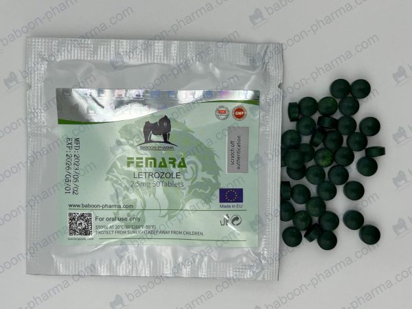 Baboon Pharma szájon át szedhető tabletták Femara 2,5 1