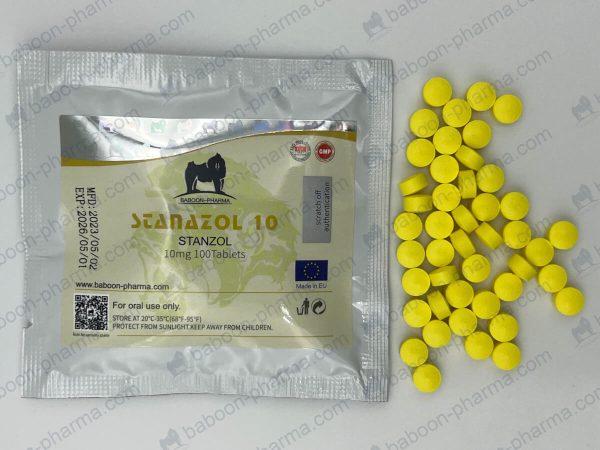 Baboon Pharma Szájon át szedhető tabletták Stanazol 10 1