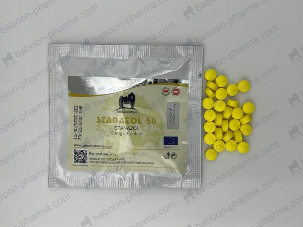 Baboon Pharma Szájon át szedhető tabletták Stanazol 50 1