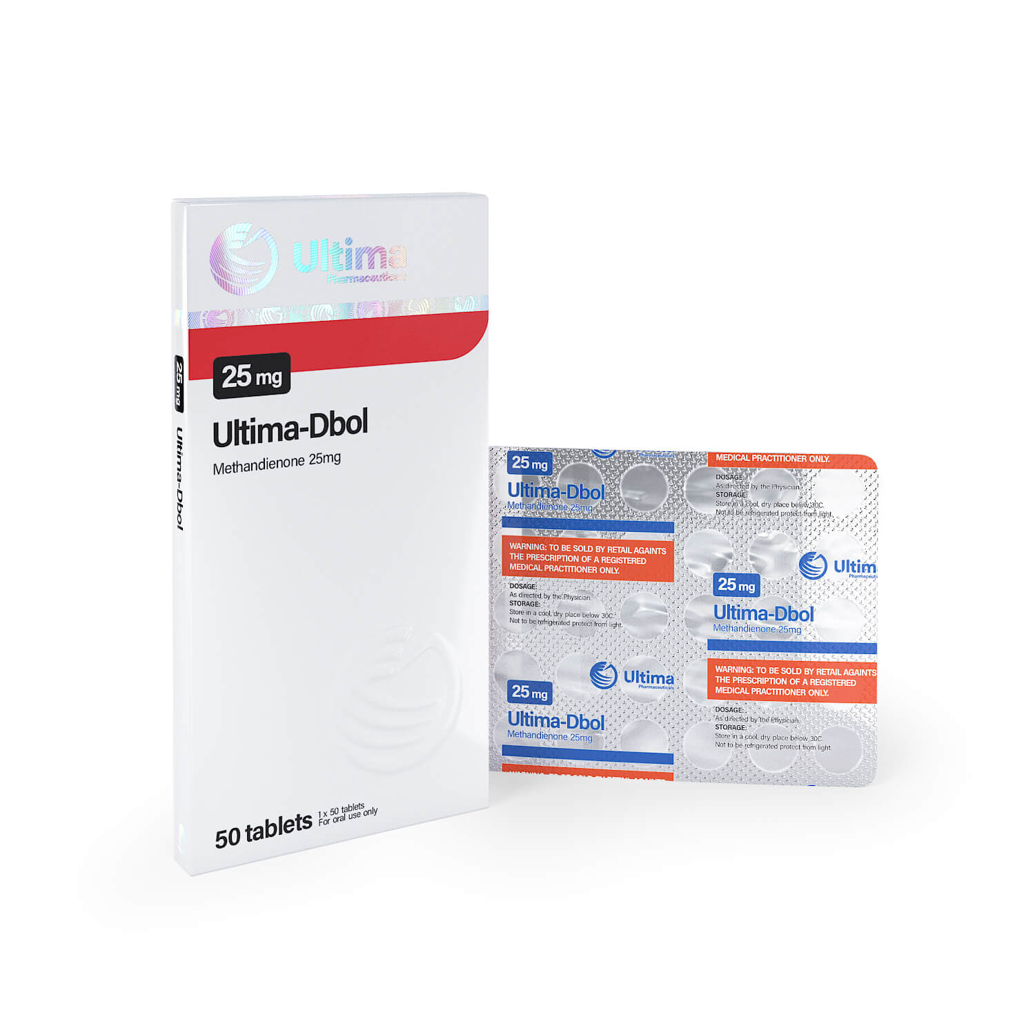 ultima dbol 25 50 tabletta x 25 mg