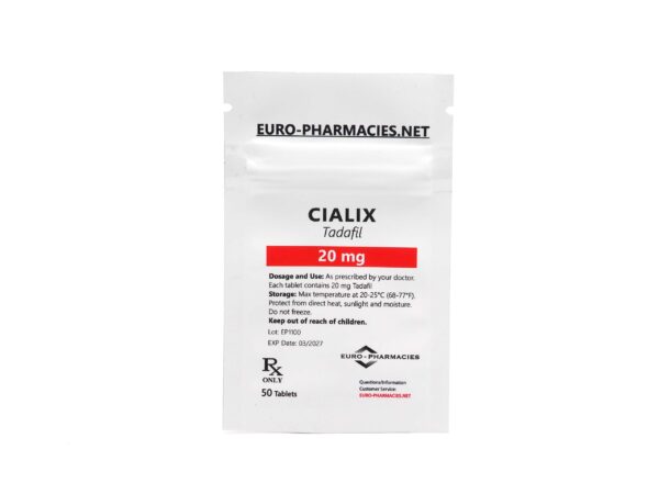 Europharmacies Cialix (Tadafil) zacskó