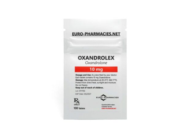 Europharmacies zacskó Oxandrolex 10 (Anavar)
