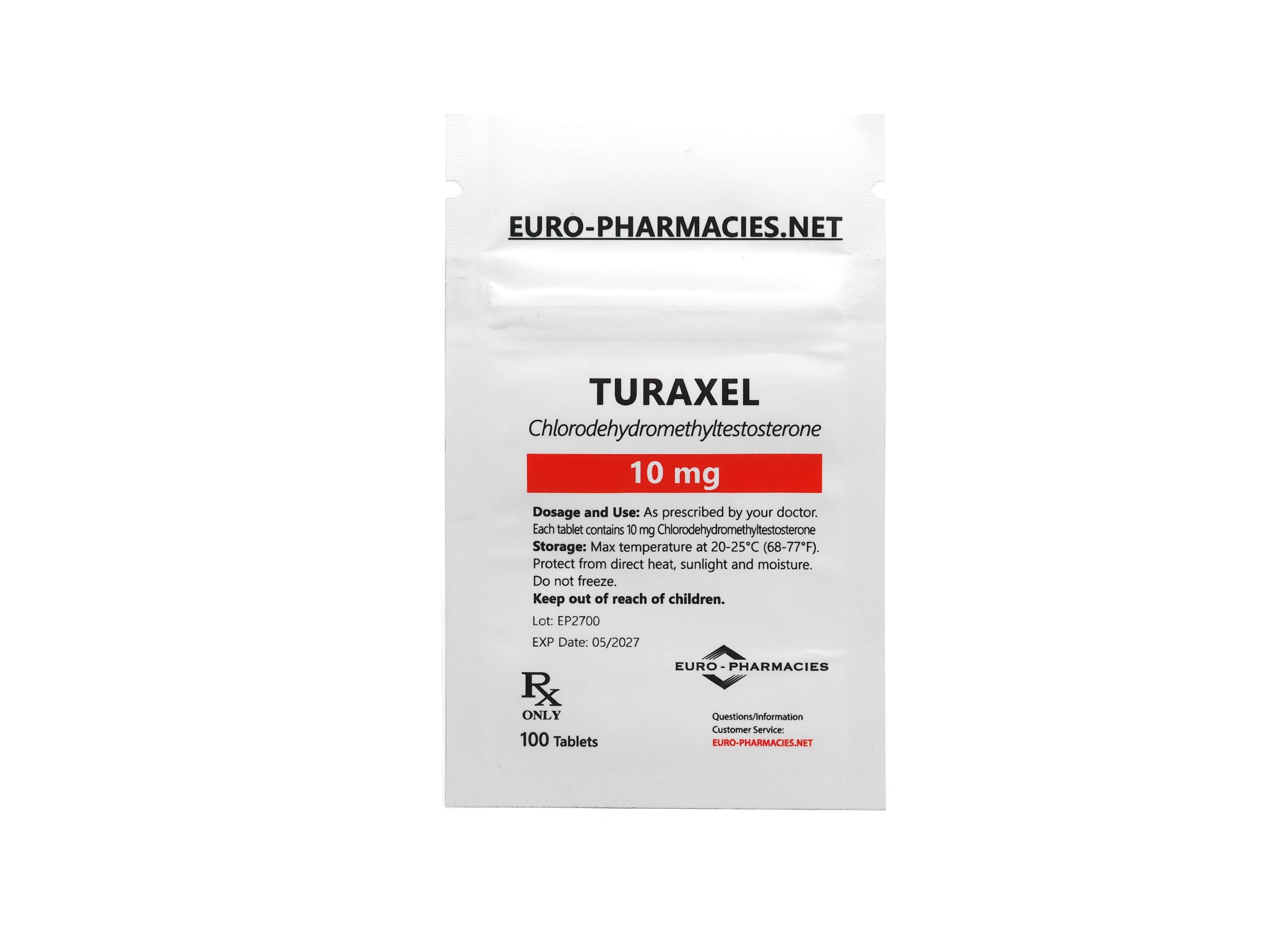 Europharmacies zsák Turaxel 10 (Turanabol)