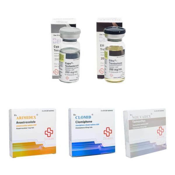 Izomtömegnövelő csomag: Tesztoszteron-cipionát + Trenbolon-enantát (10 hét) Beligas Pharmaceuticals International