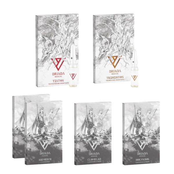 DRIADA MEDICAL Lean Mass Gain csomag: Tesztoszteron-enantát, Trenbolon-enantát (10 hét)