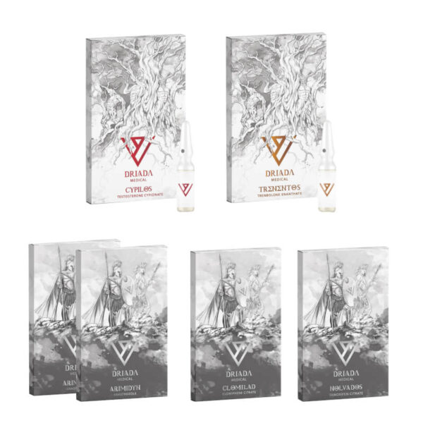 Száraz Tömegnövelő Csomag Tesztoszteron Cypionate Trenbolon Enanthate (10 Hét) DRIADA MEDICAL