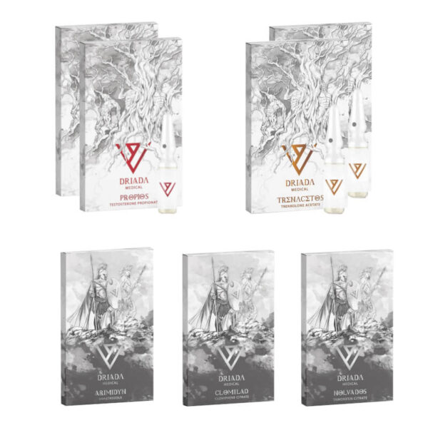 DRIADA MEDICAL Lean Mass Gain csomag: Tesztoszteron-propionát, Trenbolon-acetát (6 hét)