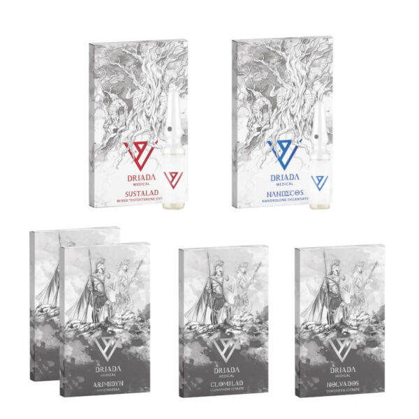 Tömegnövelő csomag I. SZINTŰ SUSTANON DECA PCT INJEKCIÓ 8 hét Driada