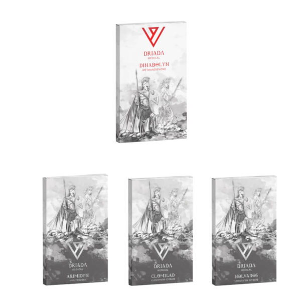 Tömegnövelő csomag (szájon át) Dianabol + védelem + PCT (4 hét) Driada Medical