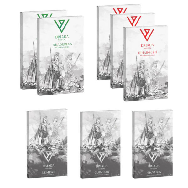 Ultimate Mass Gain Pack Dianabol + Anadrol orális szteroidok (8 hét) Driada Medical