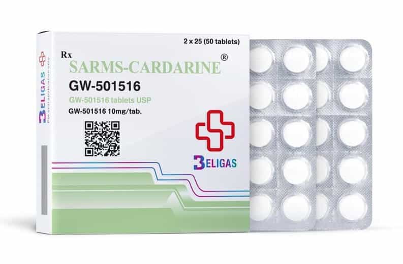 Sarms Cardarine 10 mg 50 tabletta beva