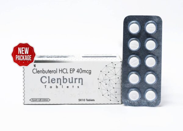 CLENBURN Clenbuterol HCl EP 40mg 5×10 1