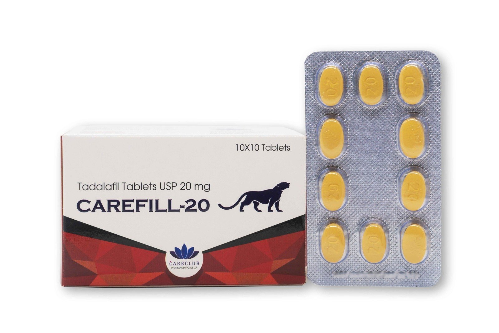 Carefill 20 mg Tadalafil 100 tabletta EU Gyógyszertár