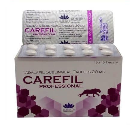 Carefill Professional Tadalafil Professional 100 tabletta EU Gyógyszertár