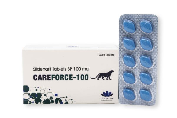 Careforce 100 mg szildenafil-citrát BP 100 tabletta EU gyógyszertár