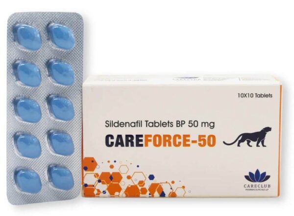 Careforce 50mg Sildenafil BP 100 tabletta EU Gyógyszertár