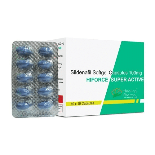 Careforce Super Active Sildenafil lágyzselatin kapszula 100 tabletta EU gyógyszertár