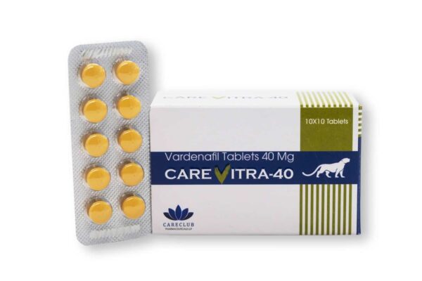 Carevitra 40mg Vardenafil 100 tab Gyógyszertár EU