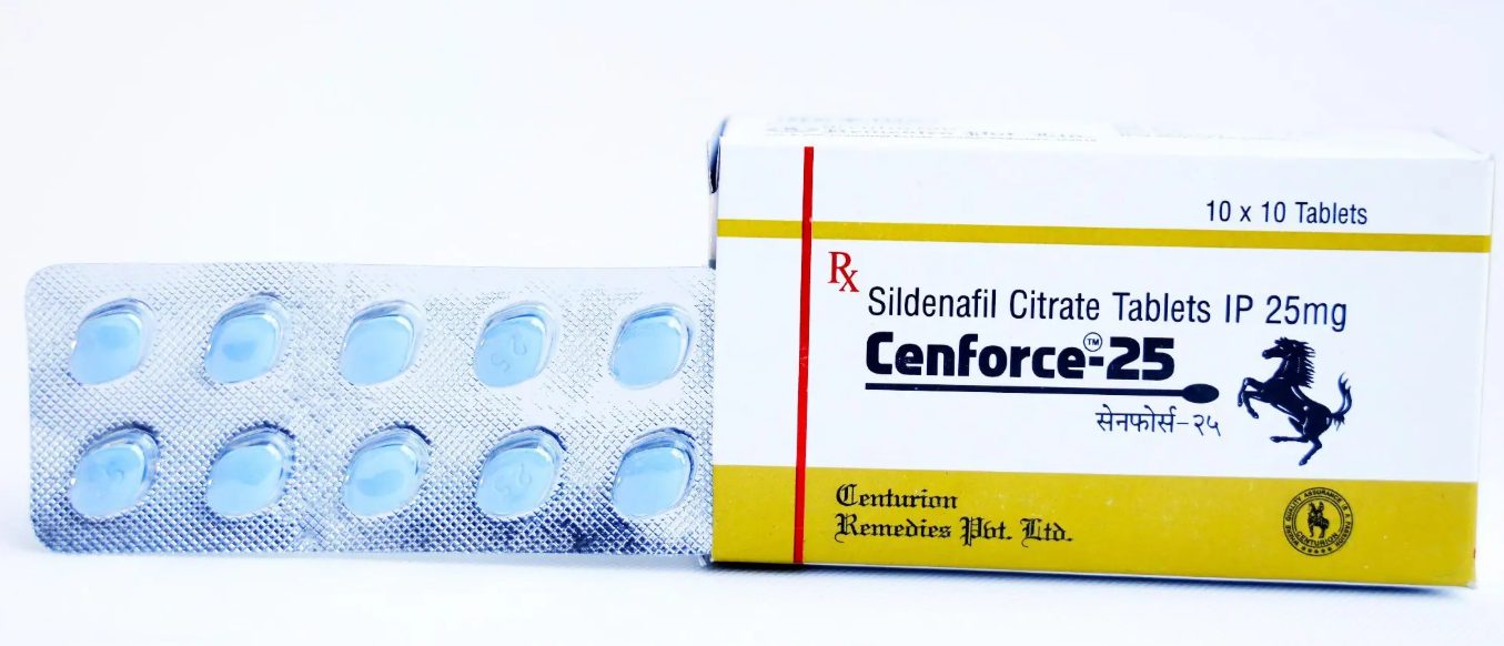 Cenforce 25 mg szildenafil-citrát 100 tabletta EU gyógyszertár