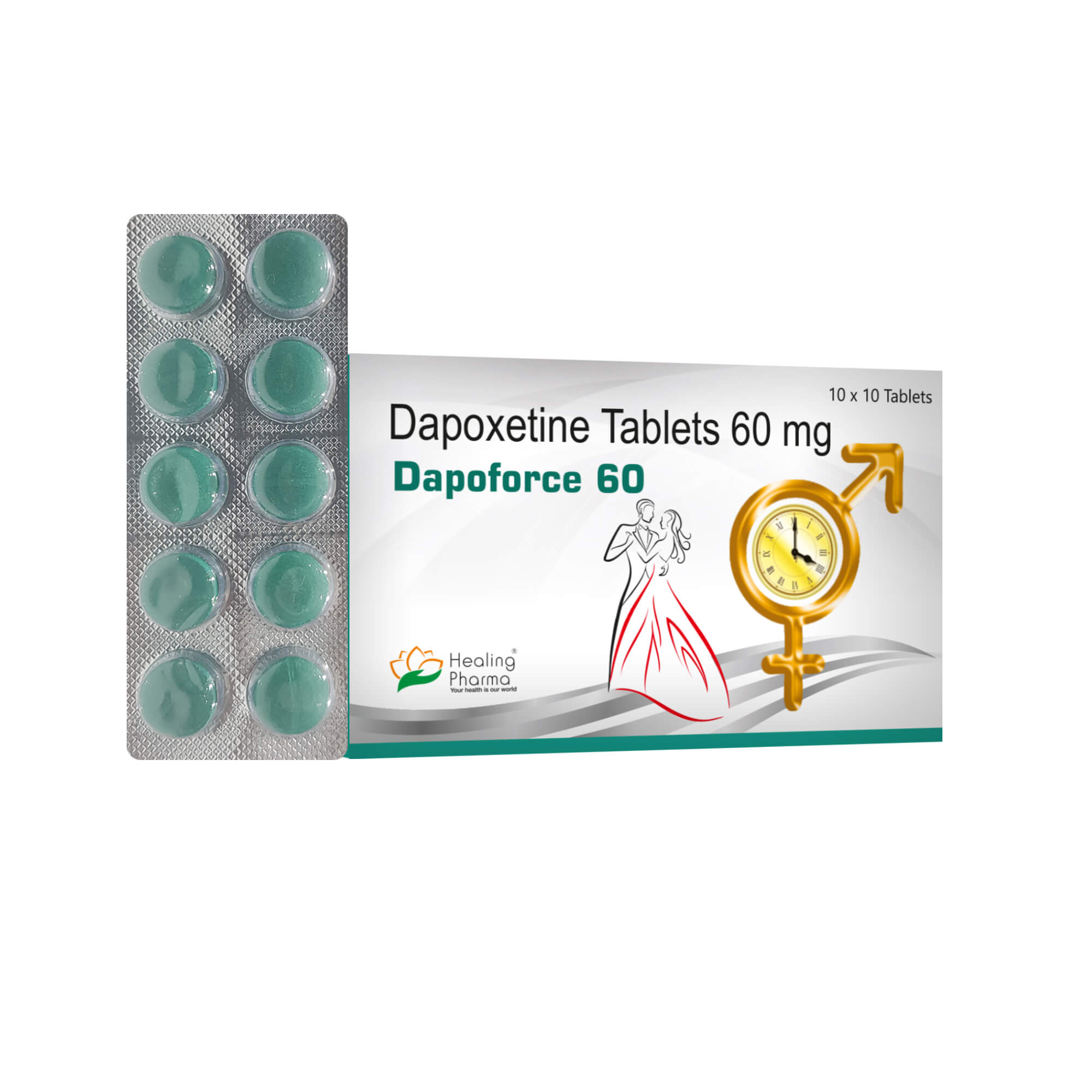 Dapoforce 60mg Dapoxetine 100 tabletta EU Gyógyszertár